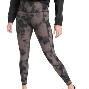 NWT Athleta Rainier Reflective Tight Leggings, High Rise, Size Small